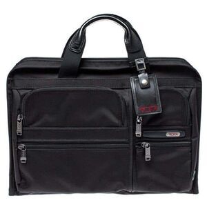 TUMI Black Nylon Gen 4.2 Organizer Portfolio Briefcase
